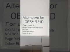 Cartuccia toner compatibile nero 45439002 per OKI B731 MB770 Kit toner per stampante ad alta capacità