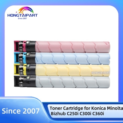 comprare Toner Cartridge TN328 TN328K TN328C TN328Y TN328M TN-328 AAV8130 AAV8230 AAV8330 AAV8430 per Konica Minolta Bizhub C250i C300i C360i fabbricazione online