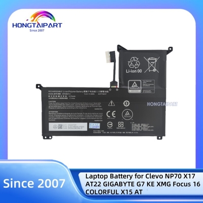 comprare Laptop Battery NP50BAT-4-54 4ICP7 89% New for Clevo NP70 X17 AT22 15.2V 49WH fabbricazione online
