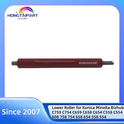 comprare Rullo inferiore per Konica Minolta Bizhub C759 C754 C659 C658 C654 C558 C554 808 758 754 658 654 558 554 Parti di ricambio fusore a pressione fabbricazione online