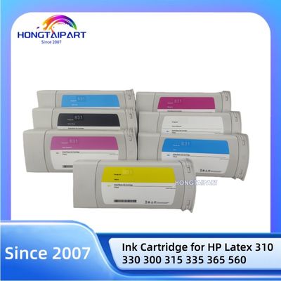 comprare 775ML Empty Ink Cartridge Compatible with HP Latex 310 330 300 315 335 365 560 Models 831C CZ694A-PK CZ695A-C CZ696A-M CZ697A-Y CZ698A-LC CZ699A-LM CZ706A-OP fabbricazione online