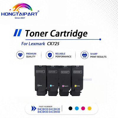 Acquistare Set toner compatibile a 4 colori 84C0H10-84C0H40 per stampante laser Lexmark CX725 fabbricazione online