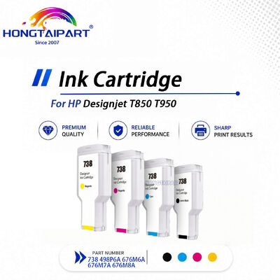 comprare Cartuccia d'inchiostro HP 738 da 300 ml per Designjet T850 T950 498P6A 676M6A 676M7A 676M8A fabbricazione online
