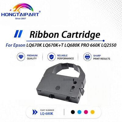 Acquistare Cartuccia nastro Epson LQ-680K a lungo servizio con stampa trasparente per stampante LQ670K LQ670K + T LQ680K PRO 660K LQ2550 fabbricazione online