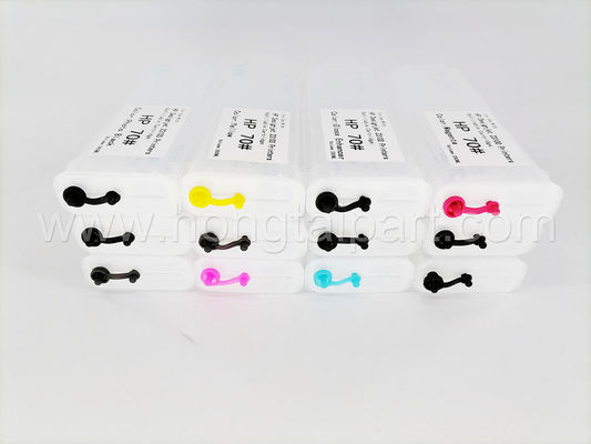 comprare 12 pacchetti D-ello stampatore vuoto Ink Cartridge For 70 DesignJet Z3100 280ml fabbricazione online