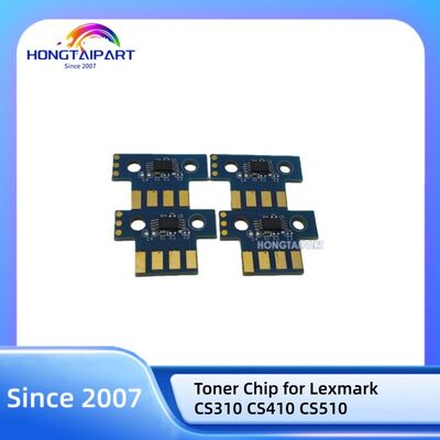 Toner Chip 70C80K0 70C80C0 70C80M0 70C80Y0 per Lexmark CS310 CS410 CS510 Parti di ricambio per stampanti HONGTAIPART
