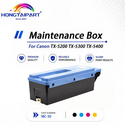 Absorbent‑enhanced MC‑30 Maintenance Box Waste Ink Tank Leak‑proof Chip‑recognizable Compatible For Canon TX‑5200 TX‑5300 TX‑5400
