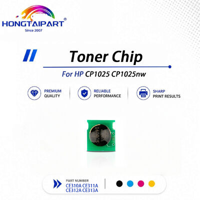 Chip del toner riciclabile CE310A CE311A CE312A CE313A della ricarica facile per HP CP1025 CP1025nw
