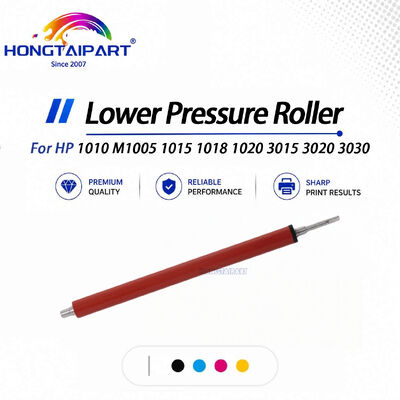 Rullo di pressione inferiore del fusore liscio in silicone Resistente al calore Dimensioni precise Compatibile per stampante HP 1010 1015 1020